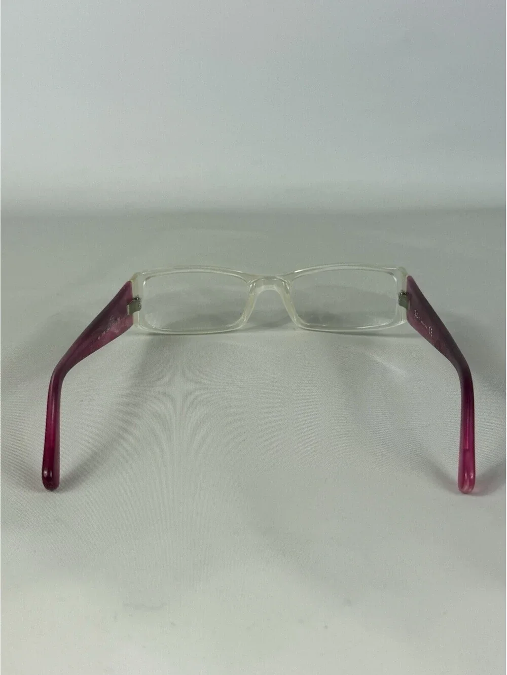RAY-BAN RB 1518 3544 CLEAR PINK RECTANGULAR GIRLS EYEGLASSES
